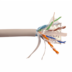 Кабель LANMASTER F/UTP, 4 пары, Кат. 6A, с перегородкой, LSZH, нг(А)-HF, 305 м